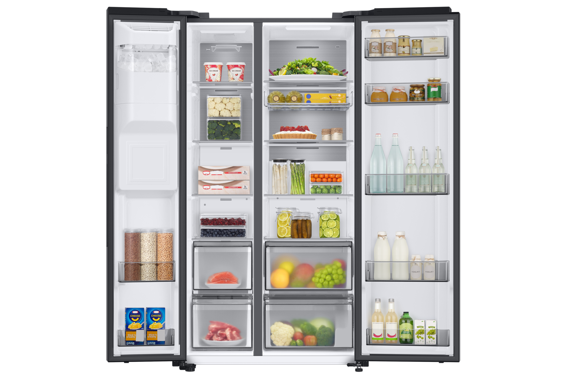 front-open-with-food Black