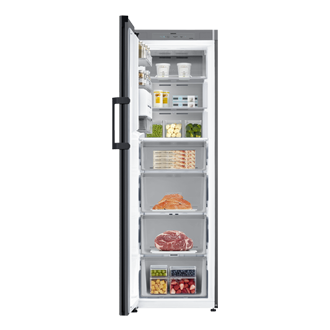 front-open-with-food Clean Black