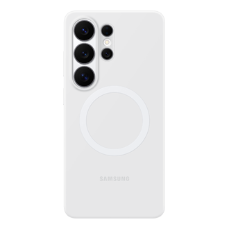 Galaxy S26 Ultra Silicone Magnet Case Front White 