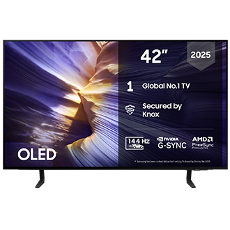 42" OLED S90F 4K Samsung Vision AI Smart TV (2025) Black