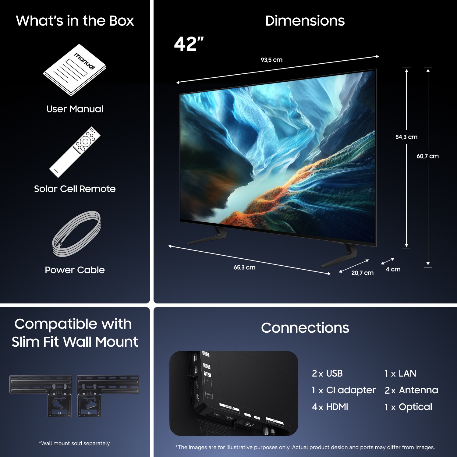 OLED S90HAE 4K Samsung Vision AI Smart TV (2026) Graphite
