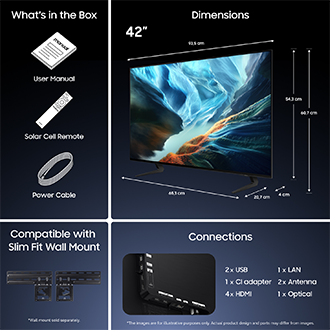 OLED S90HAE 4K Samsung Vision AI Smart TV (2026) Graphite