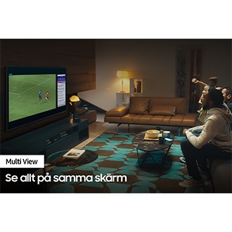 Crystal UHD TV AU9000 kan ansluta telefonen till TV:n med hjälp av Multi View
