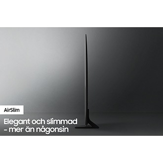 Profilbild av Crystal UHD TV AU9000 visar den ultraslimmade designen hos Crystal UHD TV AirSlim