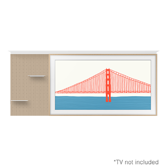 front-right-tv Beige Wood