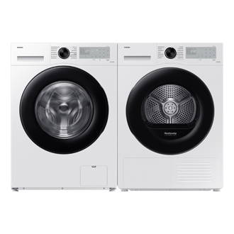 Front load Washer with Ecobubble™ and SmartThings AI Energy Mode Front-Pair White 
