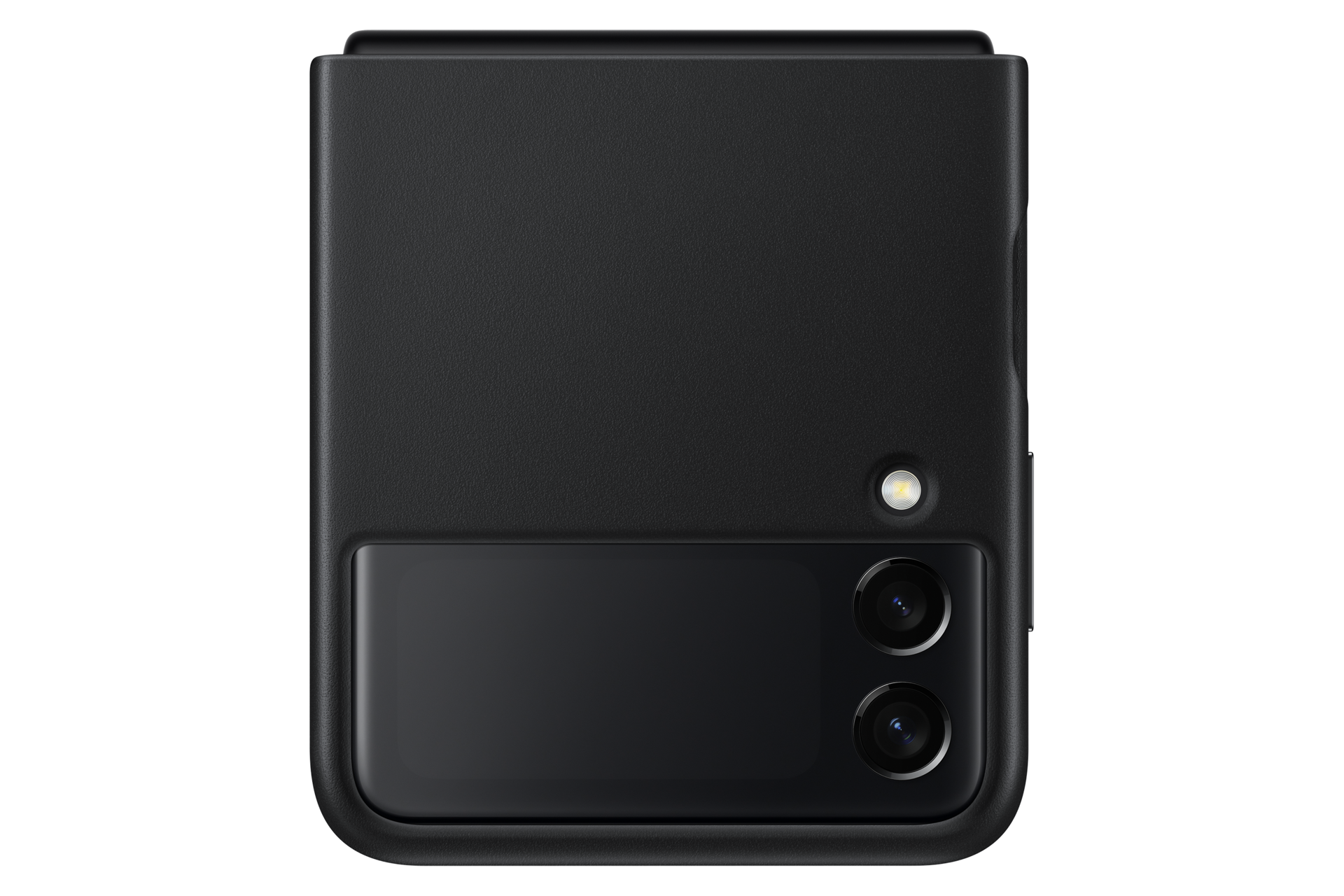 Galaxy Z Flip3 5G Leather Flip Cover black | Samsung Japan 公式