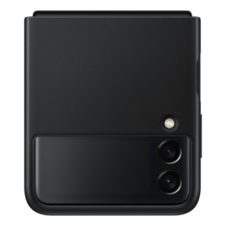 SAMSUNG - @さま専用　galaxy z flip3 レザーケース　ブラック2個 sg-galaxy-z-flip3-5g-leather-