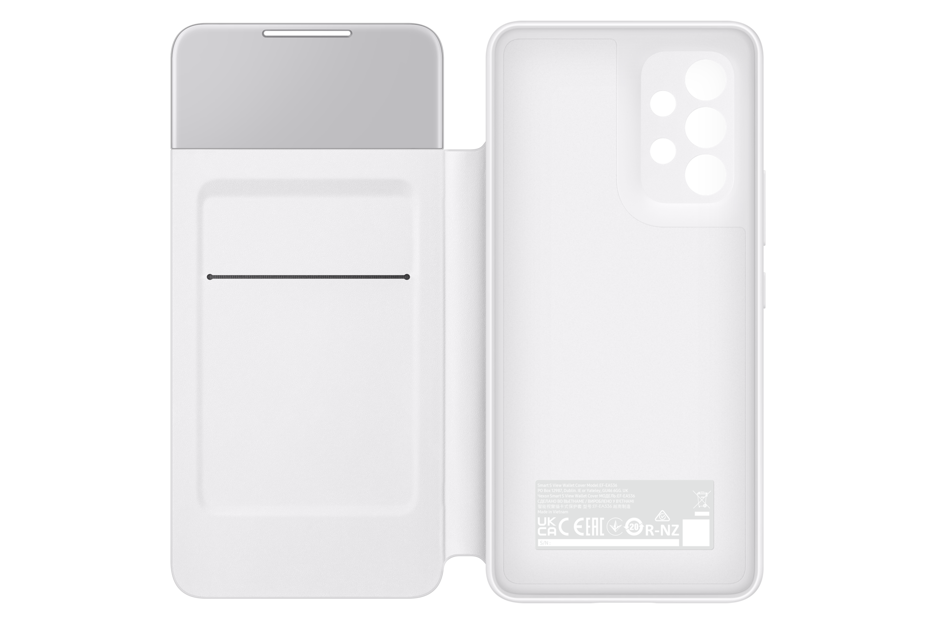 front-open-case-only White