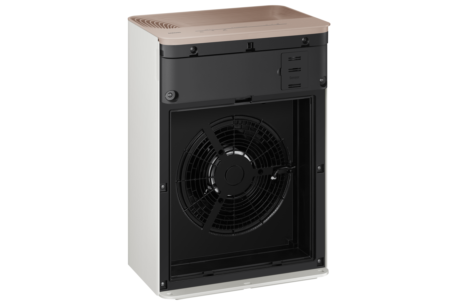 AX3100BM Air Purifier with Multi-Layered High Efficiency Purification System L-Perspective-Open1 Sand Beige 