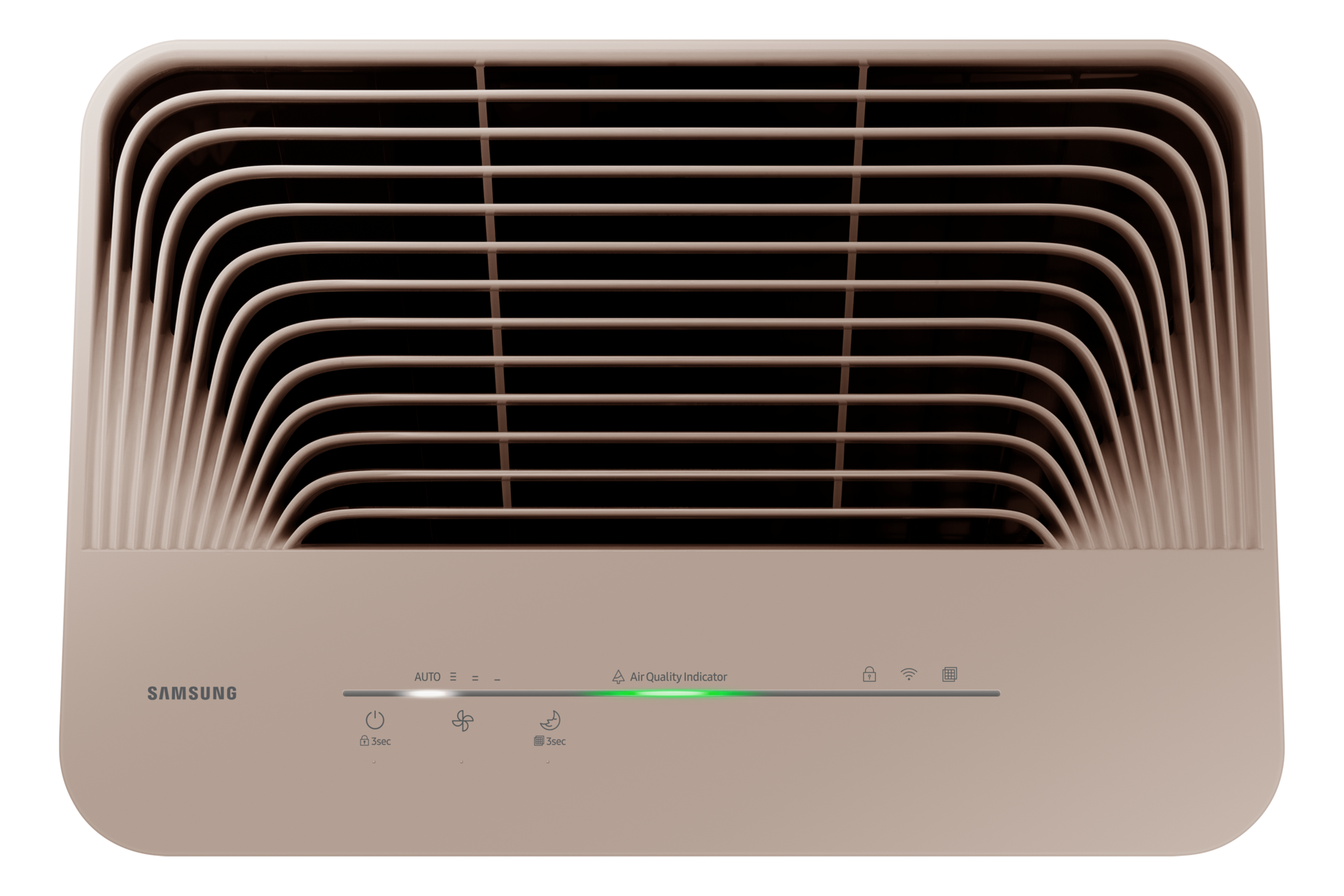 AX3100BM Air Purifier with Multi-Layered High Efficiency Purification System Top-On2 Sand Beige 