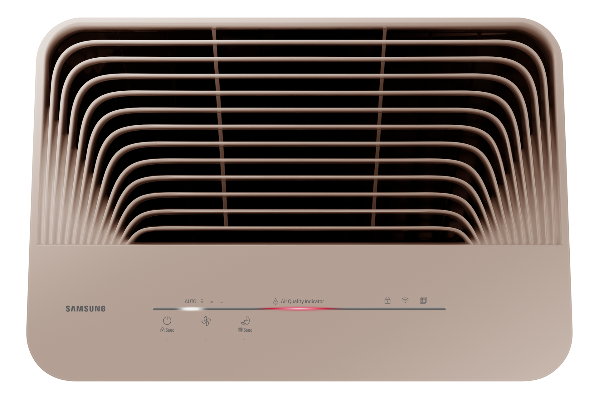 AX3100BM Air Purifier with Multi-Layered High Efficiency Purification System Top-On3 Sand Beige 
