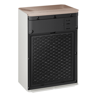 AX3100BM Air Purifier with Multi-Layered High Efficiency Purification System L-Perspective-Open2 Sand Beige 