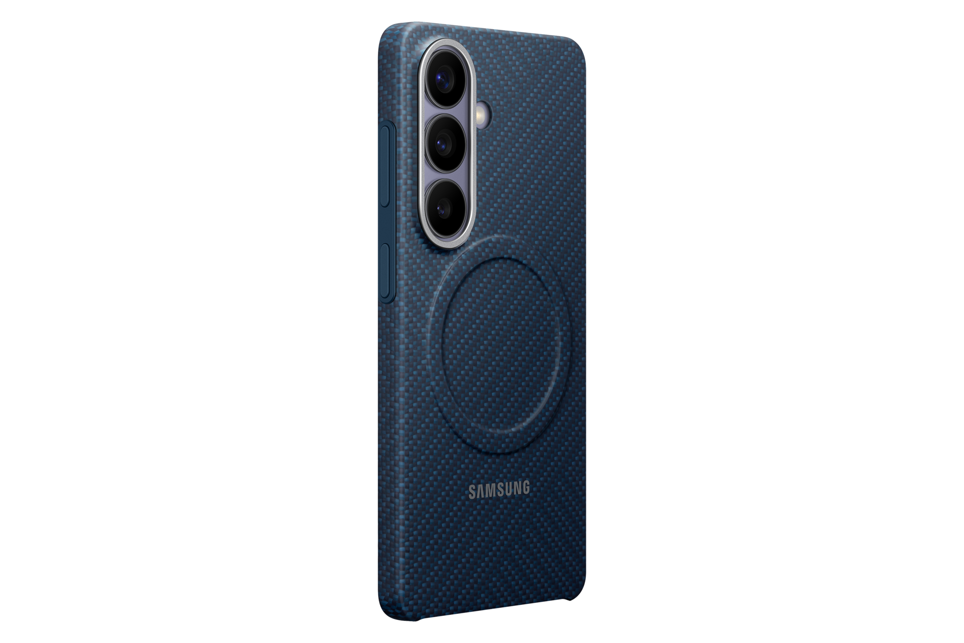 Galaxy S26 Carbon Magnet Case Dynamic Dark Blue 