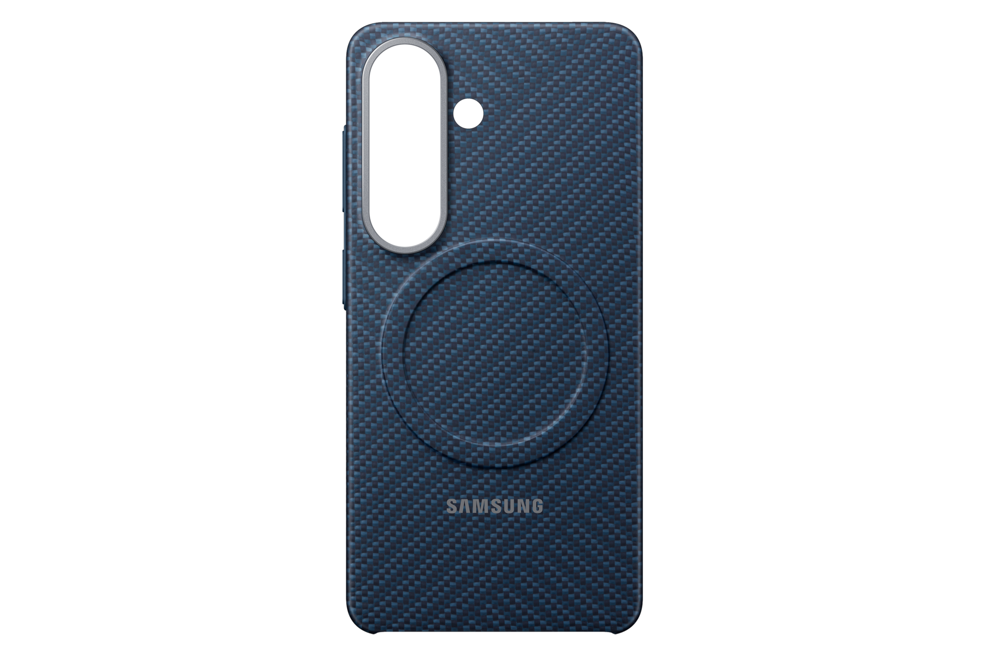 Galaxy S26 Carbon Magnet Case Front2 Dark Blue 