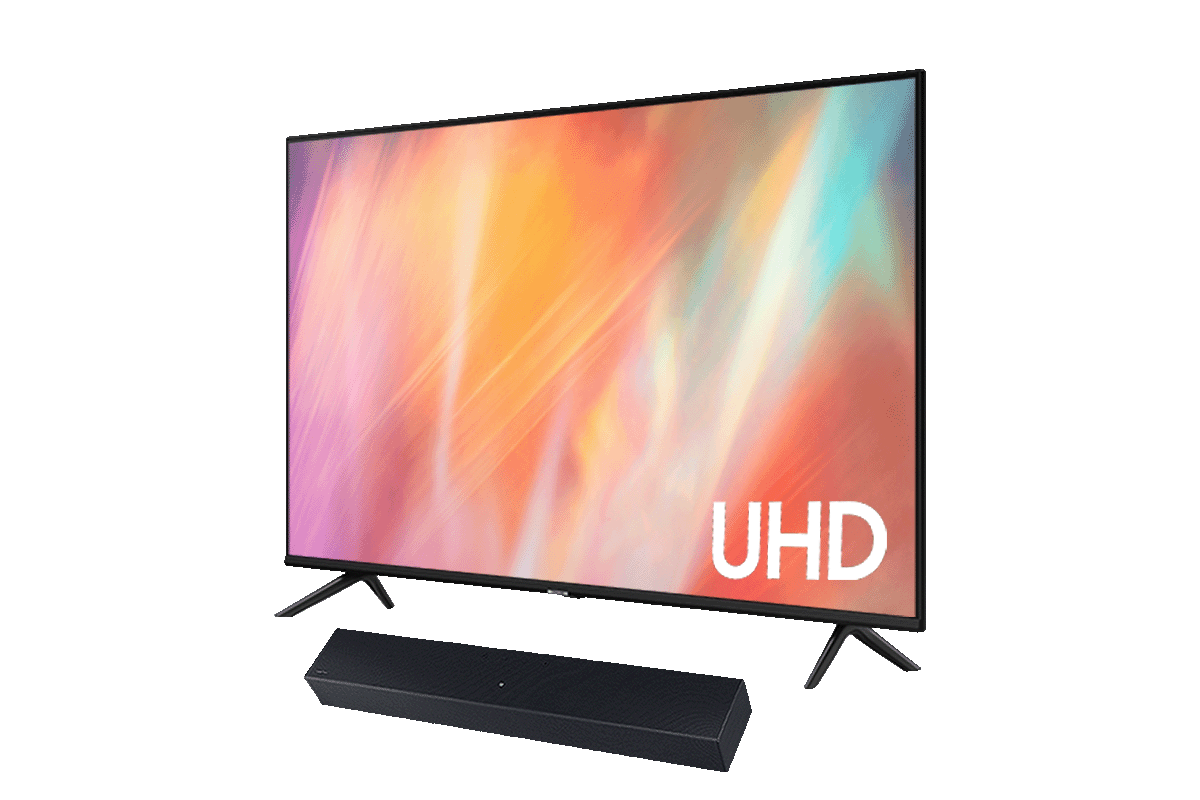 43&quot; 4K UHD AU7002 + C400 2.1ch Soundbar