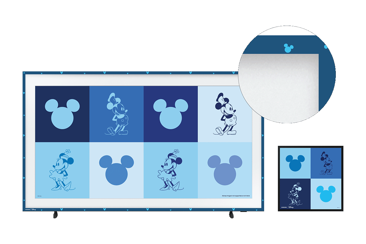 65&quot; Disney &amp; Frame Lifestyle Bundle - Mosaic Mickey 