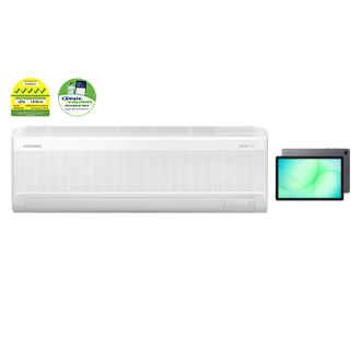 Bespoke AI WindFree™ Single-Split System 1 Air Conditioner - 9KBTU White + 5 Ticks - Climate vouchers + Tab A11 plus