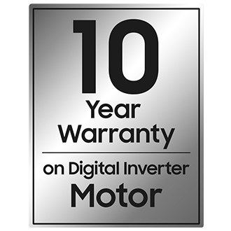 10-year warranty on the motor
