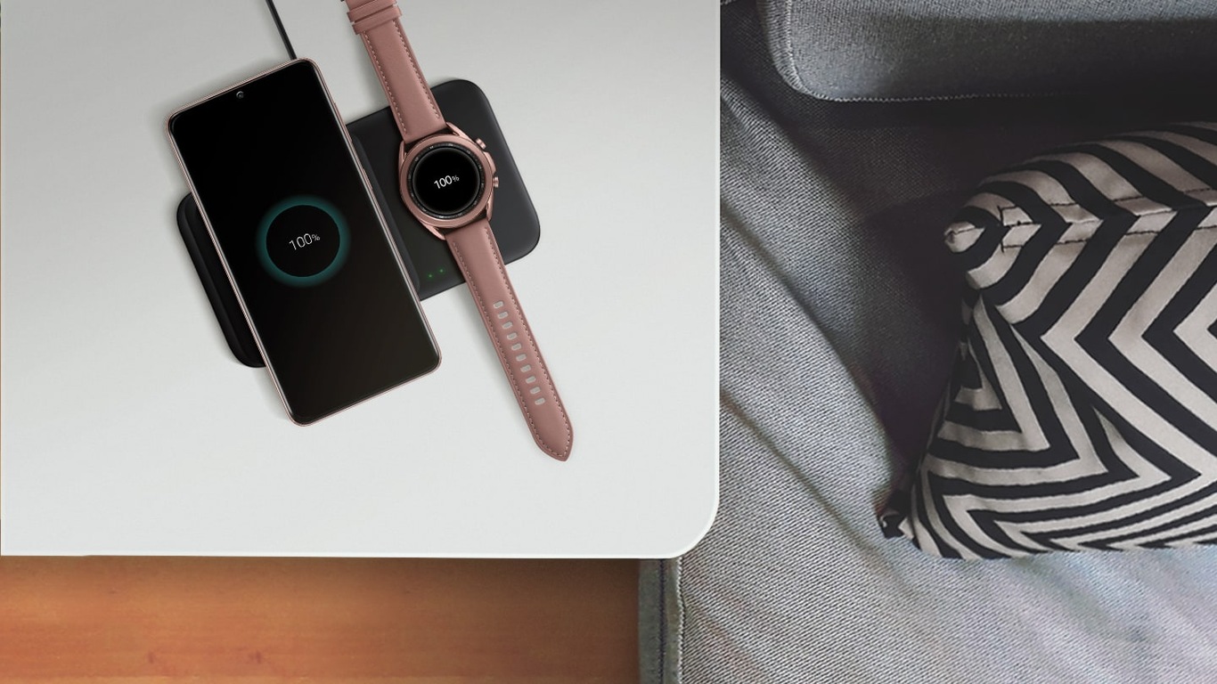 One charger, two devices