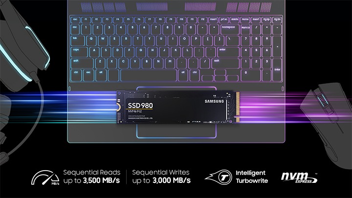 980 PCIe® 3.0 NVMe® Gaming SSD 250GB Memory & Storage - MZ-V8V250B/AM