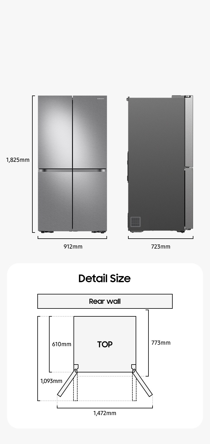 Triple Cooling Multi Door 599l Black Samsung Singapore