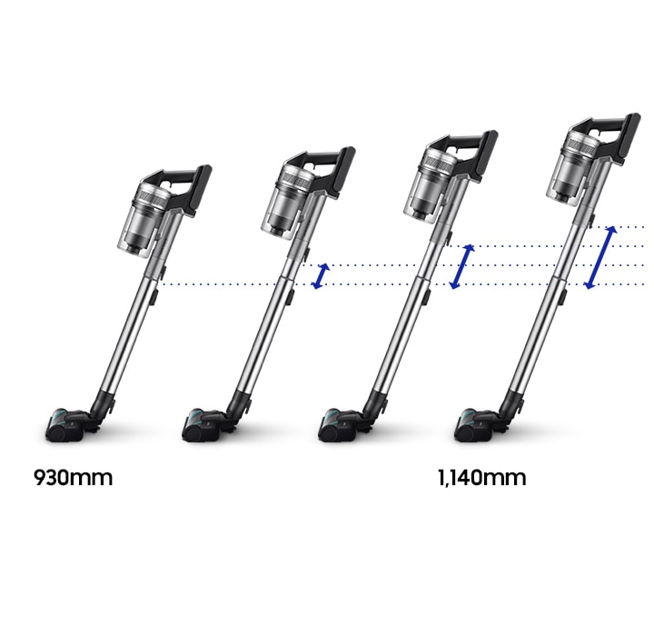 VS9000 show that the pipe’s length can be extended from 930mm to 1140mm.