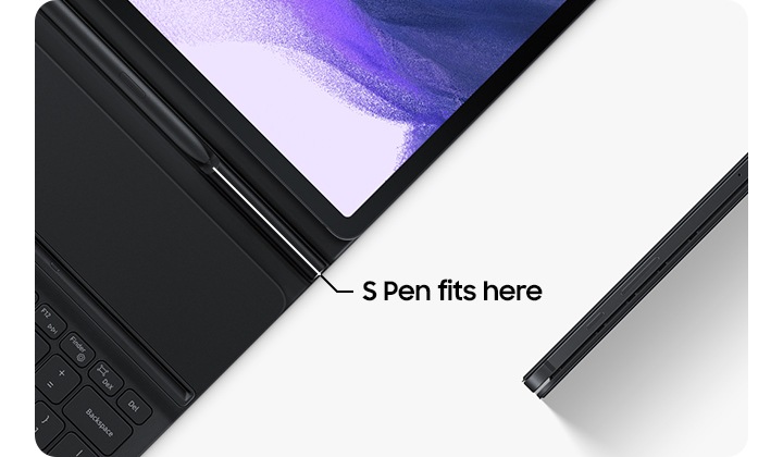 Buy Galaxy Tab S7+/S7 FE/S8+ Book Cover Keyboard Slim Samsung SG - Main Image