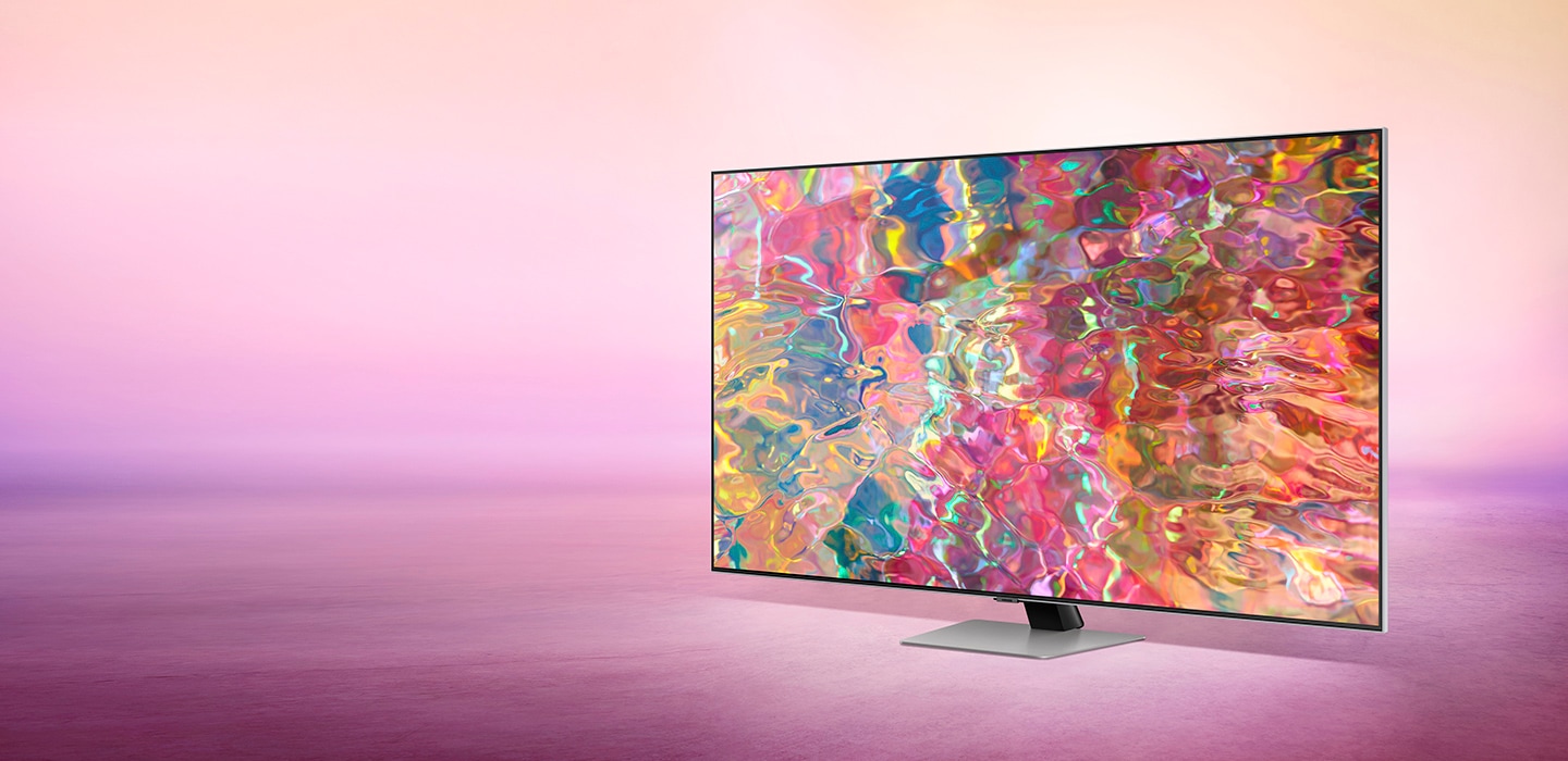 Q80B displays intricately blended color graphics which demonstrate long-lasting colors of Quantum Dot technology.