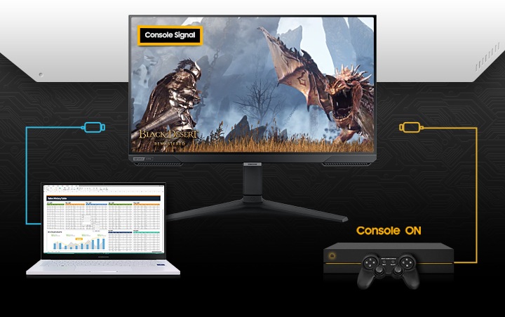 Monitor Gaming de 25, ODYSSEY G4, Panel IPS FHD 240Hz 1ms, FreeSync