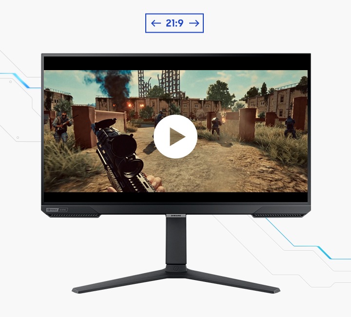 SAMSUNG 25 Class Odyssey G40B FHD IPS 240Hz 1ms G-Sync Compatible Gaming  Monitor - LS25BG402ENXGO