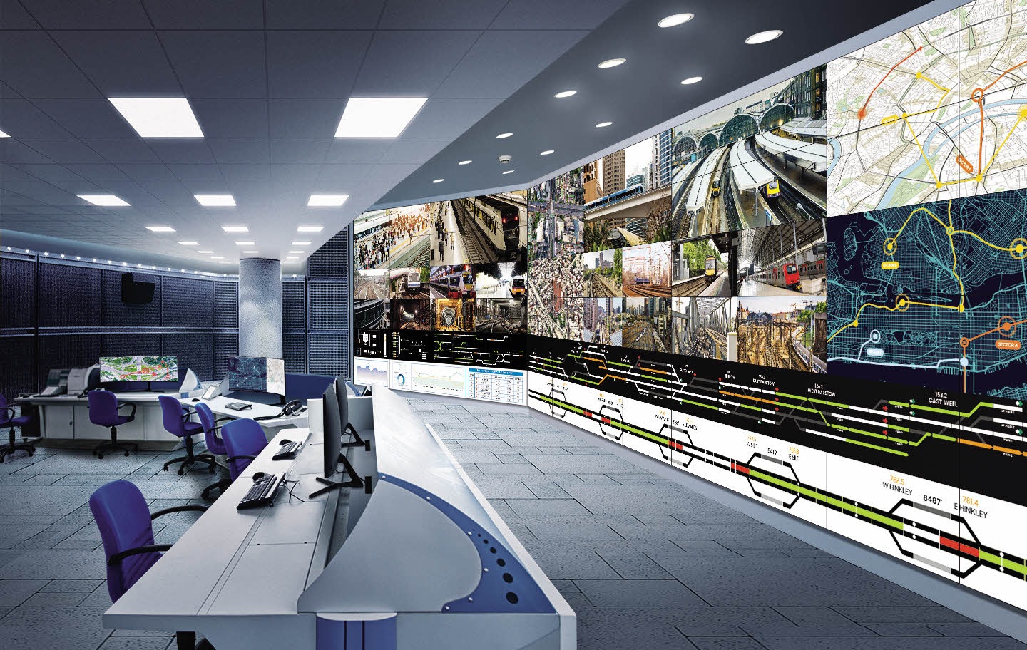 Seamless video walls with razor-thin bezels