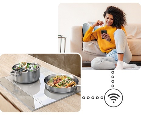 Business | 7.4 kW Bespoke Induction Hob -Dual Flex Zone White