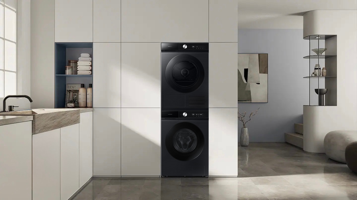 WW9400B is installed in the laundry room.