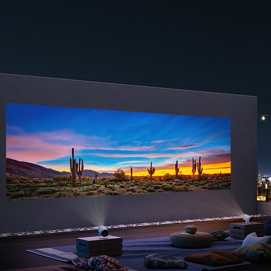 The Freestyle 2nd Gen. LFF3CL Portable Projector (2023) SP