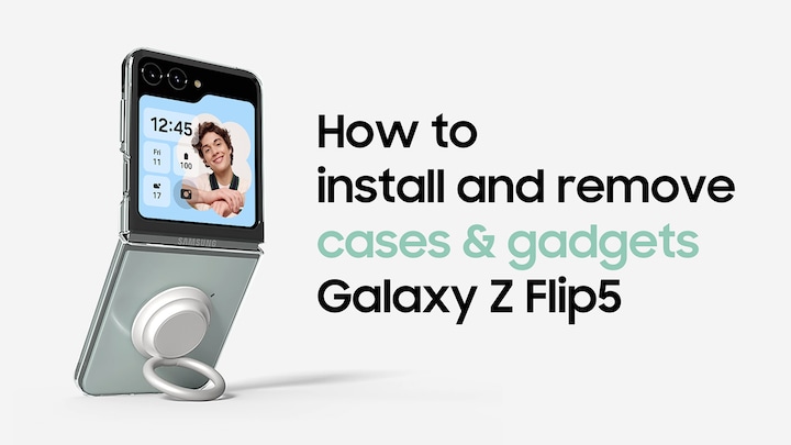 Galaxy Z Flip5 Clear Gadget Case Galaxy Z Flip5 Clear Gadget Case