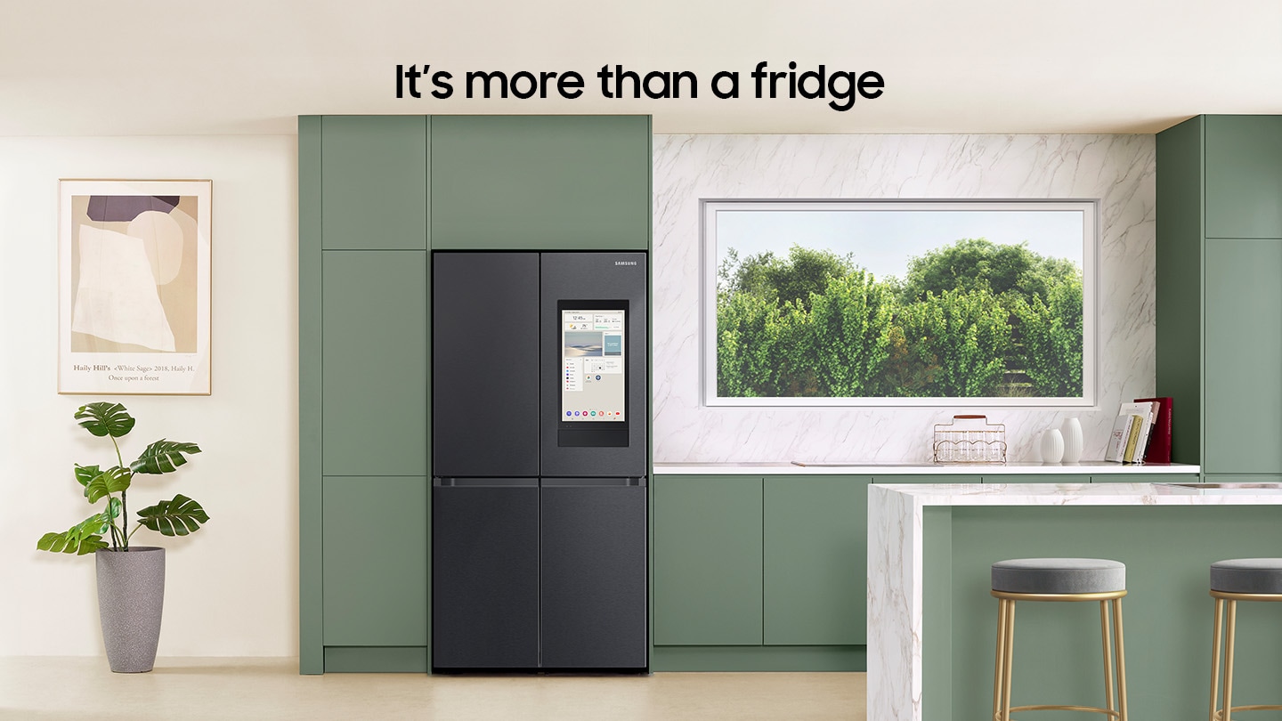 It's more than a fridge. The refrigerator is installed in the Kitchen.