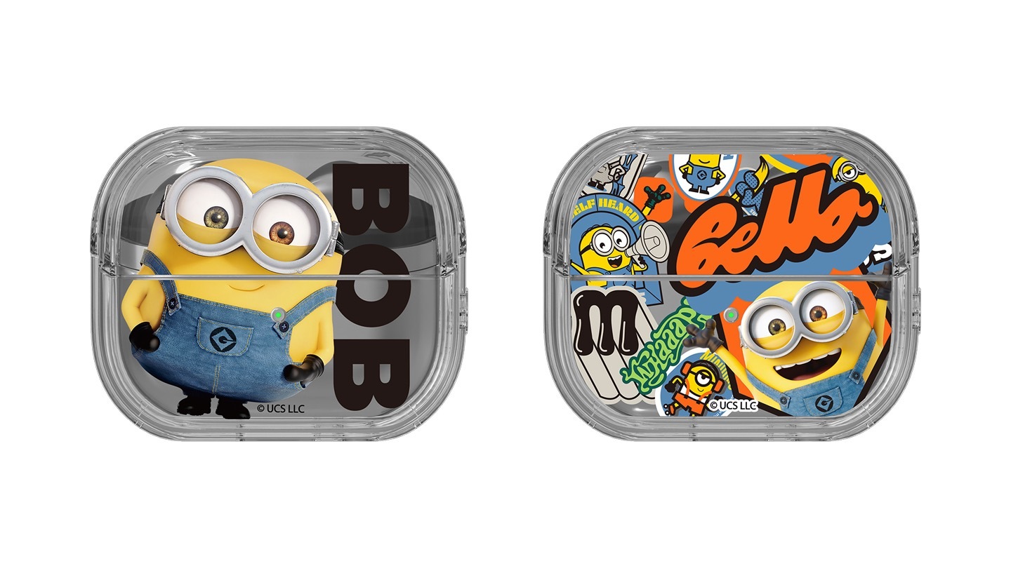 Samsung Galaxy Buds3 Pro ミニオンデザインケース Samsung Galaxy Buds 3 Pro Case Cover Minions BOB Dewalt Haagen