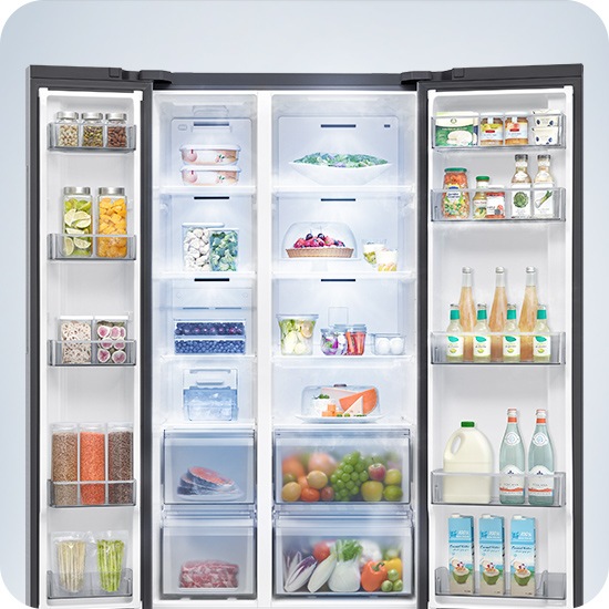 Business | Bespoke AI Side-by-Side Refrigerator 655L