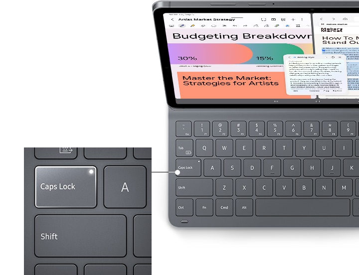 Galaxy Tab S11 Book Cover Keyboard Slim