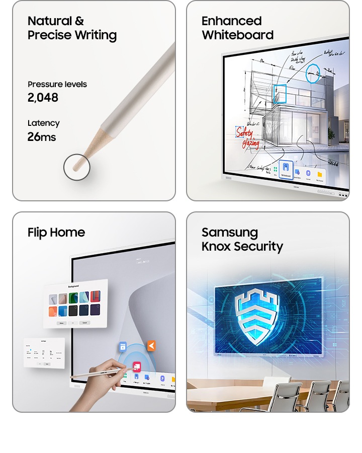 Business | 2026 85-inch 4K UHD WMFX Interactive Display | Samsung