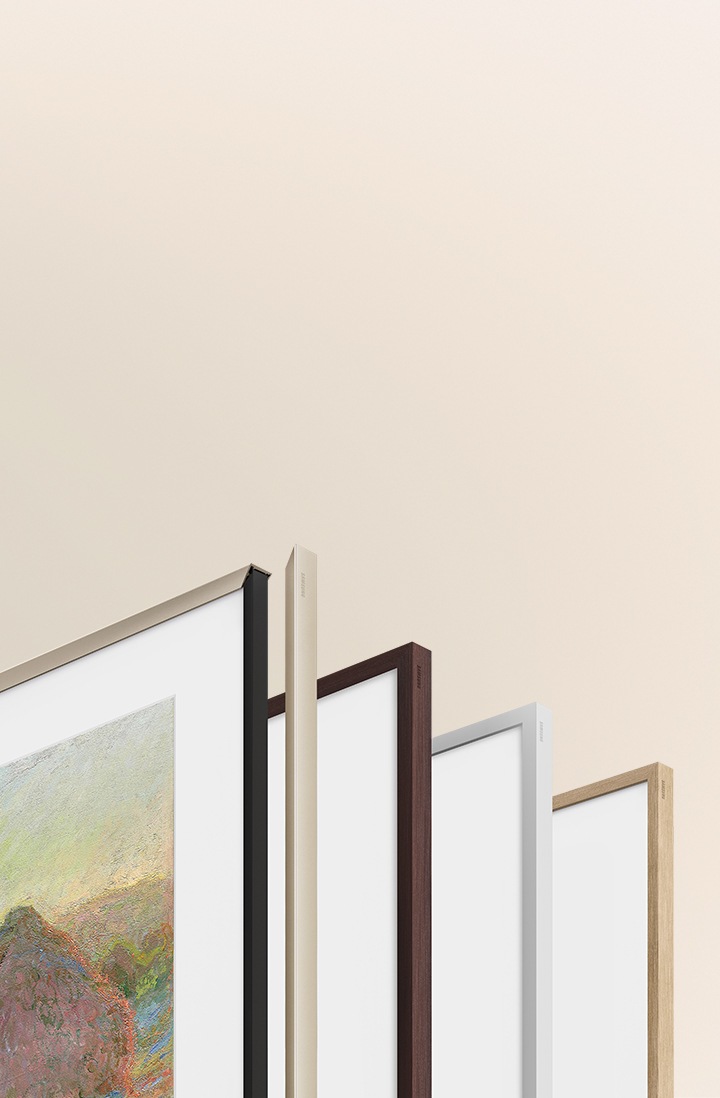2026 65 Inch Customisable Frame Bezel Brown | Samsung Singapore