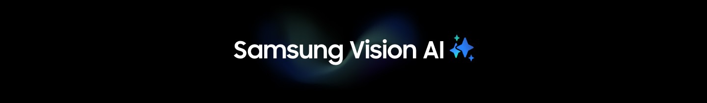 The words Samsung Vision AI with the Samsung AI logo.