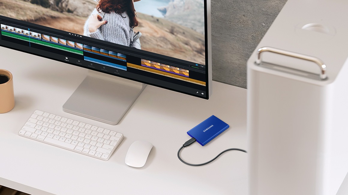 Samsung Portable SSD T7 — Передача за секунды