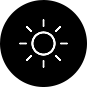 Check out Samsung QuickDrive™, 12Kg, Front Load, 4 Ticks WW12TP94DSX/SP now. Image showing sun icon in black and white