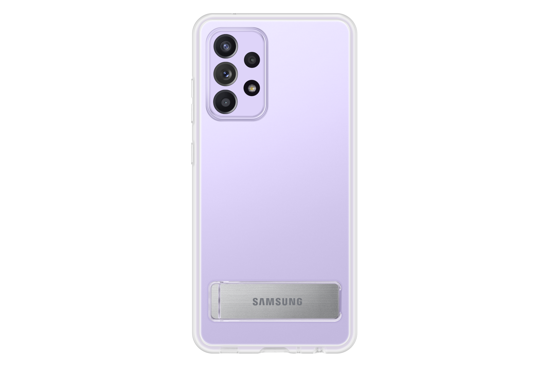 The front of the transparent Galaxy A52 5G case showcases the shade of a colour you picked out. Buy Samsung A52s case here