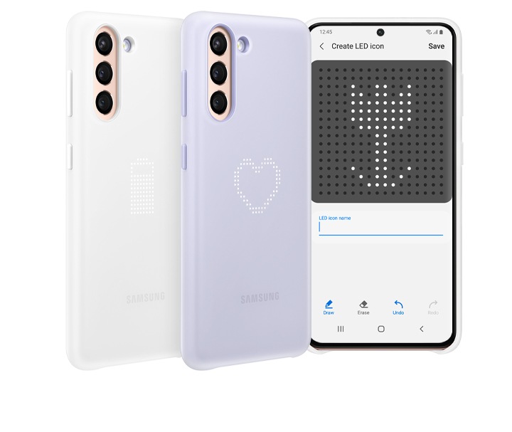 Galaxy S21 5G Smart LED Cover violet Samsung Singapore