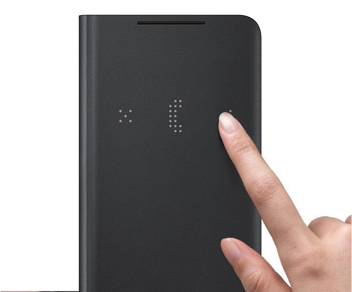 その他 Galaxy S21 5G Smart LED View Cover Amazon.com: Samsung Galaxy S21 5G LED View Cover Black