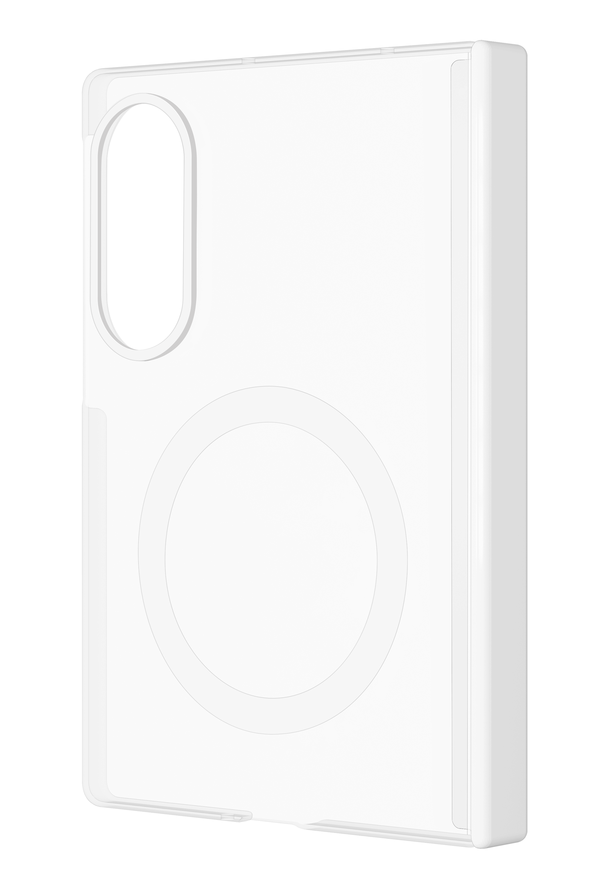 Galaxy Z Fold8 Hinge Protection Magnet Case Side Transparent 