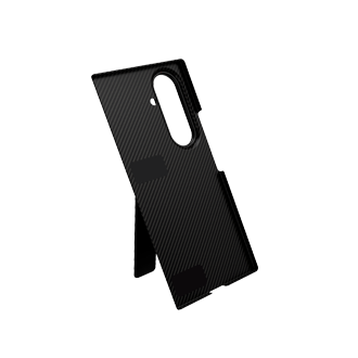 Galaxy Z TriFold Carbon Standing Case SideOver Black 